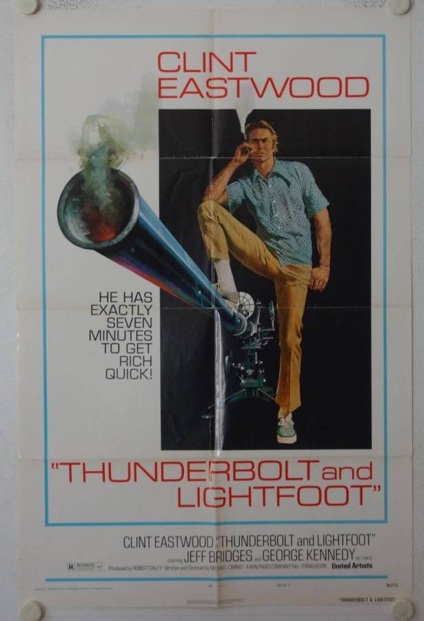 Thunderbolt and Lightfoot original release US Onesheet movie poster